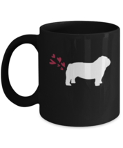 Coffee Mug Funny English Bulldog Heart Tail Dog  - £15.91 GBP