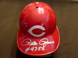 PETE ROSE # 14 #4256 CINN REDS MVP SIGNED AUTO VINTAGE ABC HELMET JSA BE... - $692.99