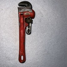 Vintage Ridgid  8 inch Adjustable Pipe Wrench  The Ridge Tool Co. Made i... - £15.54 GBP