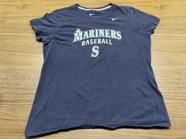 Seattle Mariners Women’s Slim-Fit Blue T-Shirt - Nike - 2XL - £10.21 GBP