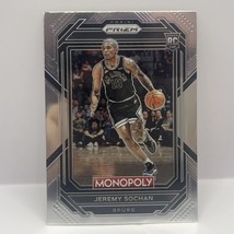 2022-23 Panini Monopoly Prizm Basketball Jeremy Sochan Base RC #80 Spurs - £1.57 GBP