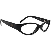Maui Jim Sunglasses Frame Only MJ 125-02 Glossy Black Oval Wrap Italy 53 mm - £89.81 GBP