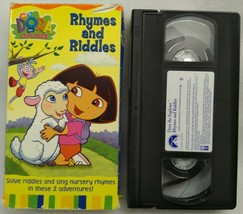 VHS Dora the Explorer - Rhymes and Riddles (VHS, 2003) - $10.99