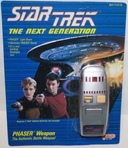Star Trek: The Next Generation TV Galoob Toy Phaser 1988 MOC From SEALED... - $29.02
