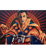 Count Knievel Lowbrow Art Canvas Giclee Print by Mike Bell 5 Sizes Evel ... - £59.81 GBP+