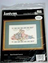 Counted Cross Stitch Sisters Best Friends Forever #161-01 Kit Sealed New Vintage - £11.81 GBP