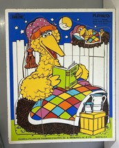 VTG Playskool Big Bird Time Stories Puzzle 1984 Muppets Little Bird 315-24 Wood - $9.50