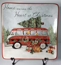 Salad Dessert Plate Susan WInget Certified Home for Christmas 8.5” New! - $364.30 MXN