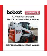 BOBCAT A220 TURBO Skid Steer Loaders Service Repair Manual - £15.63 GBP