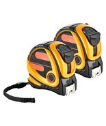 2 Packs Tape Measure 25ft Retractable Imperial Metric for Outdoor Decora... - $331.36 MXN