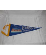 Old Vtg RED HOUSE MARYLAND THE CHIMMEY CORNER FELT PENNANT TRAVEL SOUVEN... - £23.79 GBP