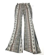 Womens Rainbow Pajama Pants Size S Wide Leg Casual Lounge Bottoms Sleepwear - $12.27 CAD