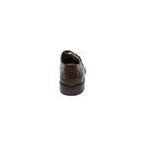 Stacy Adams Rapino Plain Toe Monk Strap Shoes Animal Print Cognac 25637-221 image 8