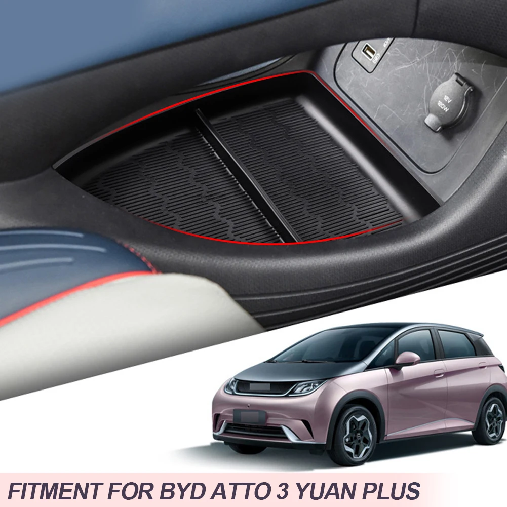 Car Center Console Armrest Storage Box for Atto 3 BYD Yuan Plus 2022 2023 ABS - £13.15 GBP