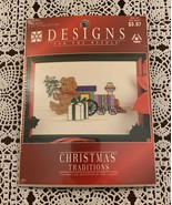 Designs For the Needle Counted Cross Stitch Kit 1888 Toys Christmas Trai... - £10.21 GBP