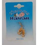 CHARMING HAWAII MELON COLOR FLIP FLOPS CHARM ONLY 1 PIECE LOBSTER CLAW C... - £1.59 GBP