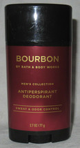 Bath &amp; Body Works Men&#39;s Collection Antiperspirant Deodorant 2.7 oz BOURBON - £14.16 GBP