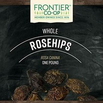 Frontier Co-op Rosehips Whole, Kosher, Non-irradiated | 1 lb. Bulk Bag | Rosa... - £15.88 GBP