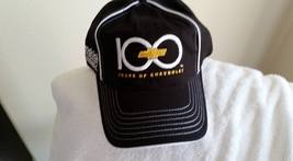 OLD VTG Chevrolet 100 Years of Racing on a black ball cap  - £15.80 GBP