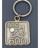 Keychain BRC Bowler 600 Series Brass Color Vintage - $12.30