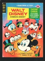 Walt Disney Comic Digest #56 1975-Cartoon Carnival-Carl Barks art-FN- - $75.18