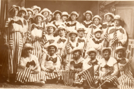 Rppc Patriotic Women Ladies 48 Star American Flag World War 1 Era Postcard - £41.60 GBP