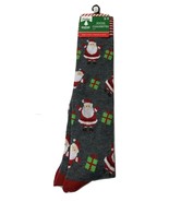 Santa Christmas Socks Chaussettes Over the Calf Size 5-9 - £9.50 GBP