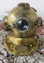 NauticalMart Scuba Diving Divers Helmet U.S Navy Mark V Solid Steel  - £262.38 GBP