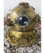 NauticalMart Scuba Diving Divers Helmet U.S Navy Mark V Solid Steel  - £258.17 GBP