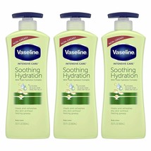 Vaseline Intensive Care Aloe Soothe Body Lotion With Pure Aloe (Pack of 3) - $29.67