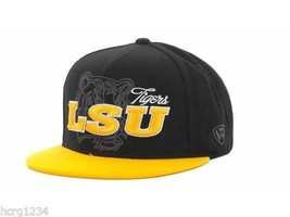 Louisiana State LSU Tigers TOW Sublime NCAA College Strap Back Flat Bill Cap Hat - £14.12 GBP
