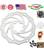 Silver 180mm Bike Disc Brake Rotor for Road &amp; Mountain Bikes - 6 Bolt De... - $350.07 MXN