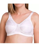 Trulife Mastectomy Bra Size 48C White Style 210 Lace Accent Soft Cool Ma... - €19,93 EUR