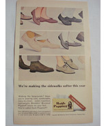 1964 Hush Puppies Ad We&#39;re Making the Sidewalks Softer This Year - $7.99