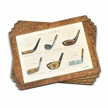 Pimpernel A History of Golf Cork-Backed Placemats, Set of 4, 15.7 X 11.7&quot; - £60.54 GBP