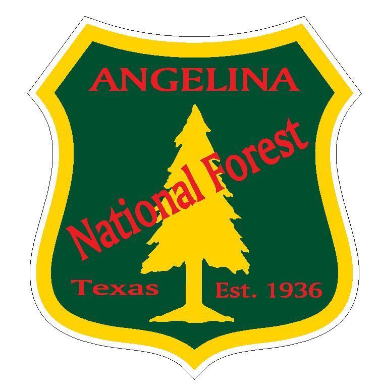 Primary image for Angelina National Forest Sticker R3196 Texas YOU CHOOSE SIZE