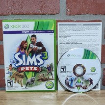 The Sims 3 Pets Xbox 360 Video Game NO Manual Simulation RPG Microsoft EA 2011 - £5.88 GBP