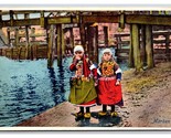 Dutch Children Cultural Dress Marken Holland Netherlands UNP DB Postcard... - $4.90