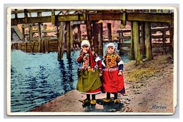 Dutch Children Cultural Dress Marken Holland Netherlands UNP DB Postcard Y17 - £3.91 GBP