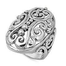 Ring Solid 925 Sterling Silver Ring - £48.21 GBP+