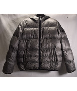 DKNY Mens Hooded Puffer Jacket Lightweight Gray XL - €69,19 EUR
