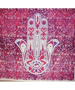 Traditional Jaipur Large Hamsa Hand Tapestry, Fatima Hand Wall Hanging, ... - £27.68 GBP