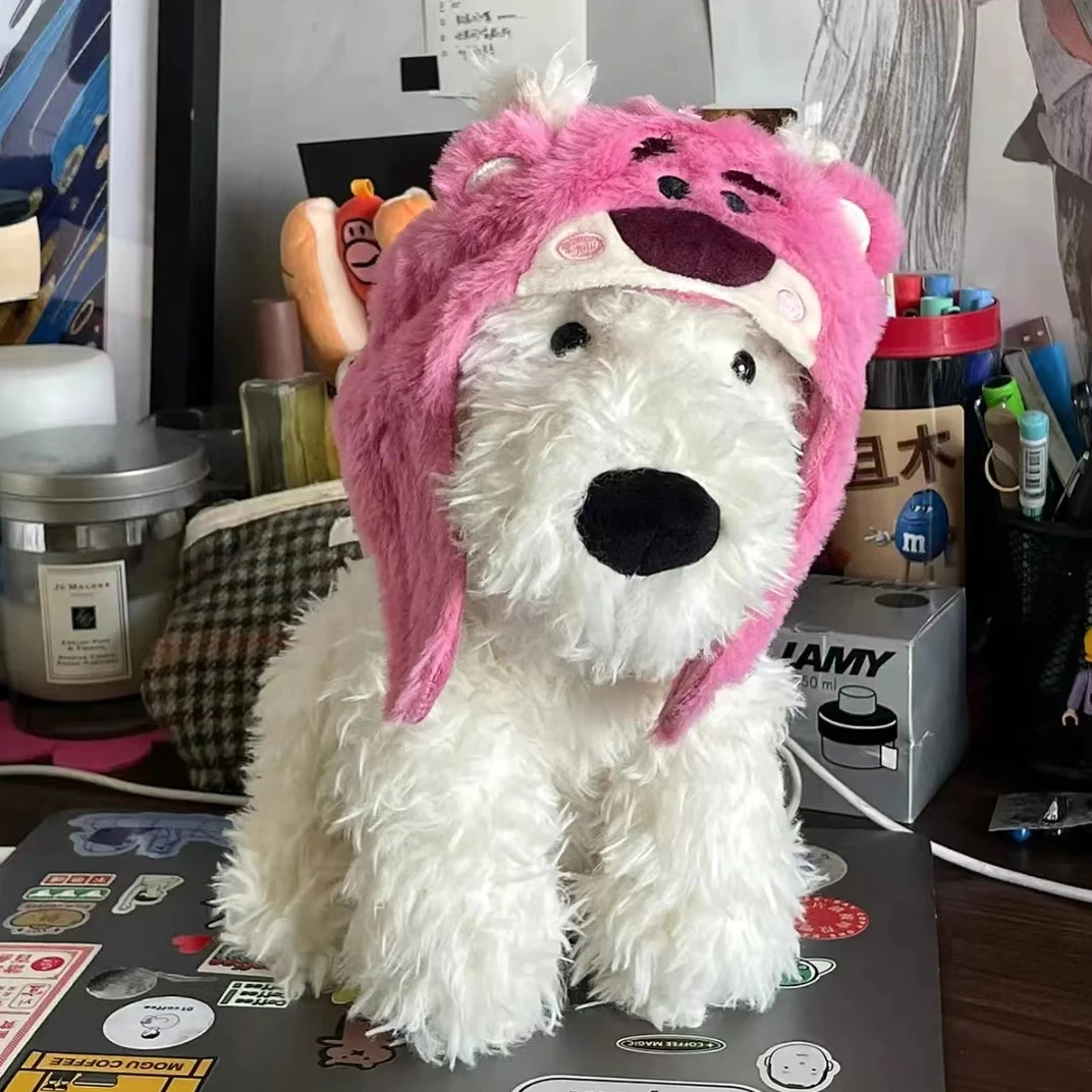 20/30/40cm Adorable Fluffy Hair West Highland White Terrier Plushie Soft Puppy - £17.13 GBP+