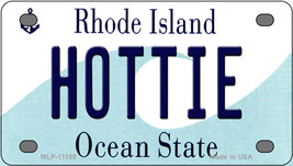 Hottie Rhode Island Novelty Mini Metal License Plate Tag - £11.97 GBP