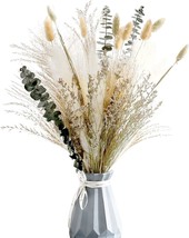 Natural Dried Flower Bouquet 17&quot; Dried Flowers for Decoration Dried Flor... - £31.75 GBP