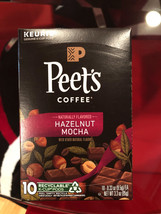 PEET&#39;S COFFEE HAZELNUT MOCHA KCUPS 10CT - £14.08 GBP