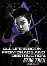 Star Trek Discovery Michael Life Is Born From Destruction Fridge Magnet ... - £3.15 GBP