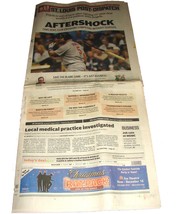 12.9.2011 St Louis POST-DISPATCH Newspaper Front Page AFTERSHOCK Albert ... - £11.98 GBP