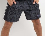 Champion Mens Hybrid Shorts, Black Marble, 7&quot; Liquid Stealth/Black-Small - $29.99