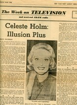 Celeste Holm 1 page original clipping magazine photo #X6021 - $5.87